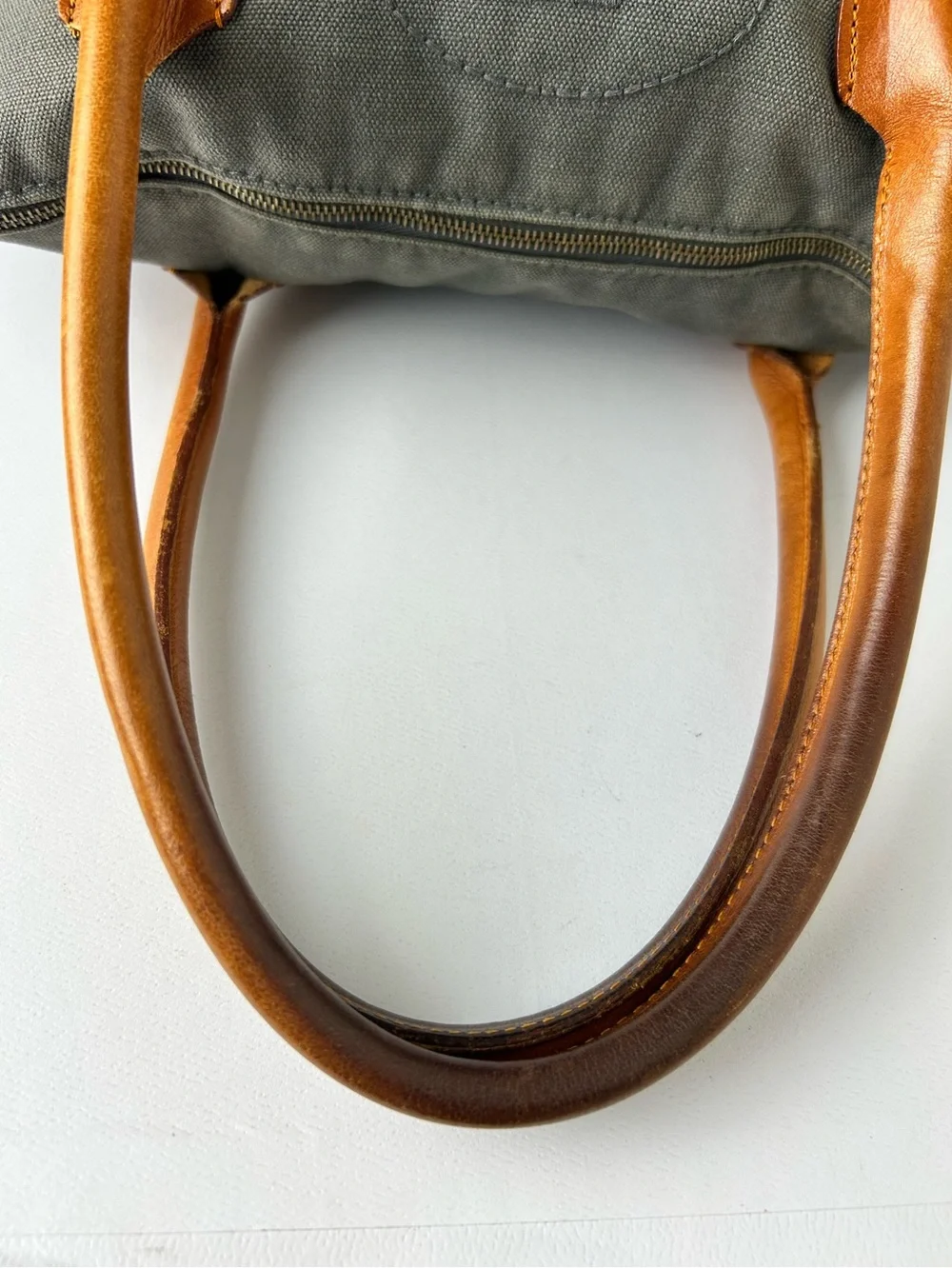 Hermès Bolide 31 Canvas Trousse — Customized Tote, Added Leather Handles